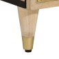 vidaXL Aparador alto madera maciza de mango 40x33x110 cm