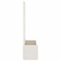 vidaXL Jardinera con enrejado PP blanco 80x36x140 cm vidaXL Jardinera con enrejado PP blanco 80x36x140 cm