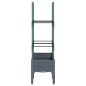 vidaXL Jardinera con enrejado PP gris 80x40x142,5 cm vidaXL Jardinera con enrejado PP gris 80x40x142,5 cm