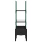 vidaXL Jardinera con enrejado PP negro 80x40x142,5 cm vidaXL Jardinera con enrejado PP negro 80x40x142,5 cm