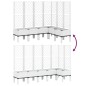 vidaXL Jardinera con enrejado PP blanco 160x120x142 cm vidaXL Jardinera con enrejado PP blanco 160x120x142 cm