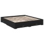 vidaXL Estructura cama con cajones madera ingeniería negra 200x200 cm vidaXL Estructura cama con cajones madera ingeniería negra 200x200 cm