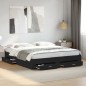 vidaXL Estructura cama con cajones madera ingeniería negra 200x200 cm vidaXL Estructura cama con cajones madera ingeniería negra 200x200 cm
