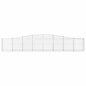 vidaXL Cestas de gaviones 5 uds forma de arco hierro 400x30x60/80 cm vidaXL Cestas de gaviones 5 uds forma de arco hierro 400x30x60/80 cm