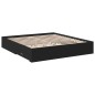 vidaXL Estructura cama con cajones madera ingeniería negra 200x200 cm vidaXL Estructura cama con cajones madera ingeniería negra 200x200 cm