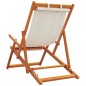 vidaXL Sillas de playa plegables 2 unidades tela color crema vidaXL Sillas de playa plegables 2 unidades tela color crema