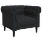 vidaXL Juego de sofás 3 piezas tela negro vidaXL Juego de sofás 3 piezas tela negro