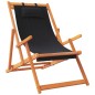 vidaXL Sillas de playa plegables 2 unidades tela negro vidaXL Sillas de playa plegables 2 unidades tela negro
