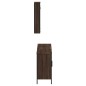 vidaXL Set de muebles baño 3 pzas madera contrachapada roble marrón vidaXL Set de muebles baño 3 pzas madera contrachapada roble marrón