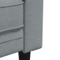vidaXL Juego de sofás 3 piezas tela gris claro vidaXL Juego de sofás 3 piezas tela gris claro