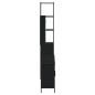 vidaXL Juego de muebles de baño 4 pzas madera contrachapada negro vidaXL Juego de muebles de baño 4 pzas madera contrachapada negro