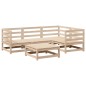 vidaXL Juego de sofás de jardín 5 piezas madera maciza de pino vidaXL Juego de sofás de jardín 5 piezas madera maciza de pino