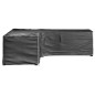 vidaXL Fundas muebles jardín forma de L 2 uds 16 ojales 250x250x70 cm vidaXL Fundas muebles jardín forma de L 2 uds 16 ojales 250x250x70 cm