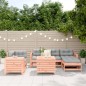 vidaXL Juego de sofás de jardín 7 pzas madera maciza de abeto Douglas vidaXL Juego de sofás de jardín 7 pzas madera maciza de abeto Douglas