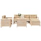 vidaXL Juego de sofás de jardín 7 piezas madera maciza de pino vidaXL Juego de sofás de jardín 7 piezas madera maciza de pino