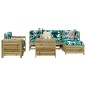 vidaXL Juego de sofás de jardín 7 pzas madera de pino impregnada vidaXL Juego de sofás de jardín 7 pzas madera de pino impregnada