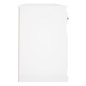 vidaXL Escritorio con armario contrachapada blanco brillo vidaXL Escritorio con armario contrachapada blanco brillo
