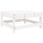 vidaXL Juego de sofás de jardín 8 pzas madera maciza de pino blanco vidaXL Juego de sofás de jardín 8 pzas madera maciza de pino blanco