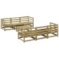 vidaXL Juego de sofás de jardín 7 pzas madera de pino impregnada vidaXL Juego de sofás de jardín 7 pzas madera de pino impregnada