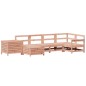 vidaXL Juego de sofás de jardín 7 pzas madera maciza de abeto Douglas vidaXL Juego de sofás de jardín 7 pzas madera maciza de abeto Douglas