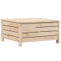 vidaXL Juego de sofás de jardín 7 piezas madera maciza de pino