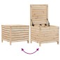 vidaXL Juego de sofás de jardín 7 piezas madera maciza de pino