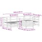 vidaXL Juego de sofás de jardín 7 pzas madera de pino impregnada vidaXL Juego de sofás de jardín 7 pzas madera de pino impregnada