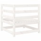 vidaXL Juego de sofás de jardín 9 pzas madera maciza de pino blanco vidaXL Juego de sofás de jardín 9 pzas madera maciza de pino blanco