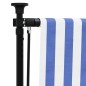 vidaXL Persiana enrollable exterior tela acero azul blanco 150x270 cm vidaXL Persiana enrollable exterior tela acero azul blanco 150x270 cm