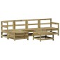 vidaXL Juego de sofás de jardín 6 piezas madera de pino impregnada vidaXL Juego de sofás de jardín 6 piezas madera de pino impregnada