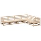 vidaXL Juego de sofás de jardín 6 piezas madera maciza de pino vidaXL Juego de sofás de jardín 6 piezas madera maciza de pino