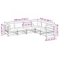 vidaXL Juego de sofás jardín 6 pzas con cojines madera pino impregnada vidaXL Juego de sofás jardín 6 pzas con cojines madera pino impregnada