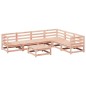 vidaXL Juego de sofás de jardín 7 pzas madera maciza de abeto Douglas vidaXL Juego de sofás de jardín 7 pzas madera maciza de abeto Douglas