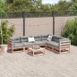 vidaXL Juego de sofás de jardín 7 pzas madera maciza de abeto Douglas vidaXL Juego de sofás de jardín 7 pzas madera maciza de abeto Douglas