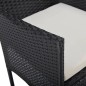 vidaXL Sillas de comedor de jardín 2 unidades ratán sintético negro vidaXL Sillas de comedor de jardín 2 unidades ratán sintético negro