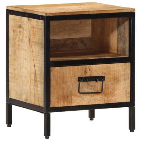 vidaXL Mesita de noche madera maciza de mango 40x35x50 cm