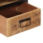 vidaXL Mesita de noche madera maciza de mango 40x35x50 cm vidaXL Mesita de noche madera maciza de mango 40x35x50 cm