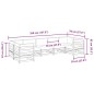 vidaXL Set de sofás jardín 7 pzas con cojines madera maciza pino vidaXL Set de sofás jardín 7 pzas con cojines madera maciza pino