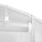 vidaXL Invernadero con estructura de acero blanco 32 m² 8x4x2 m vidaXL Invernadero con estructura de acero blanco 32 m² 8x4x2 m