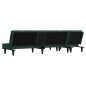 vidaXL Sofá cama en forma de L terciopelo verde oscuro 255x140x70 cm vidaXL Sofá cama en forma de L terciopelo verde oscuro 255x140x70 cm