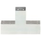 vidaXL Conector de postes en forma de X metal galvanizado 71x71 mm vidaXL Conector de postes en forma de X metal galvanizado 71x71 mm