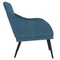 vidaXL Sillón de terciopelo azul 63x76x80 cm vidaXL Sillón de terciopelo azul 63x76x80 cm