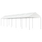vidaXL Cenador con techo polietileno blanco 13,38x2,28x2,69 m vidaXL Cenador con techo polietileno blanco 13,38x2,28x2,69 m