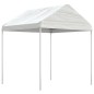 vidaXL Cenador con techo polietileno blanco 13,38x2,28x2,69 m vidaXL Cenador con techo polietileno blanco 13,38x2,28x2,69 m