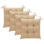vidaXL Sillas de comedor jardín con cojines 3 uds madera maciza acacia vidaXL Sillas de comedor jardín con cojines 3 uds madera maciza acacia