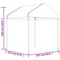 vidaXL Cenador con techo polietileno blanco 13,38x2,28x2,69 m vidaXL Cenador con techo polietileno blanco 13,38x2,28x2,69 m
