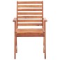 vidaXL Sillas comedor de jardín 2 uds madera maciza acacia y cojines vidaXL Sillas comedor de jardín 2 uds madera maciza acacia y cojines