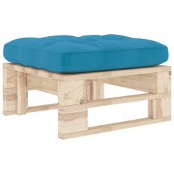 vidaXL Otomana de jardín de palets madera de pino impregnada