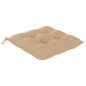 vidaXL Sillas de jardín apilables 8 uds madera de teca con cojines vidaXL Sillas de jardín apilables 8 uds madera de teca con cojines