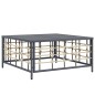 vidaXL Juego de muebles de jardín 8 pzas y cojines ratán PE antracita vidaXL Juego de muebles de jardín 8 pzas y cojines ratán PE antracita